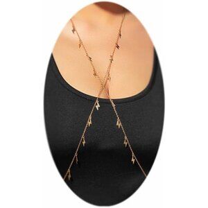 🆕Women Gold Belly Waist Chain Body Chain Jewelry Chain Bra Lingerie